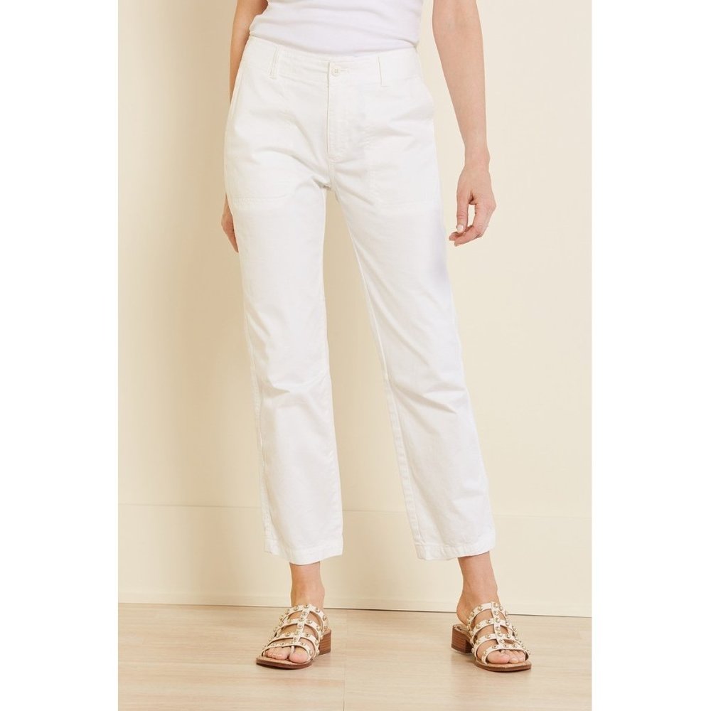 Sanctuary White Jasmine Cotton Denim Casual Formation Crop Jeans P3183